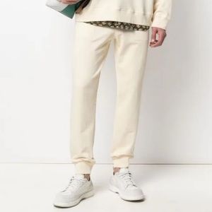 NANUSHKA Cream Logo Pocket Sweatpants S